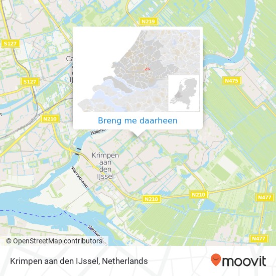 Krimpen aan den IJssel kaart