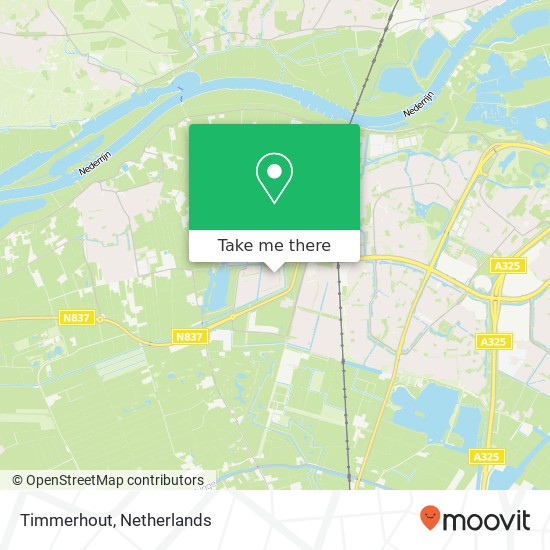 Timmerhout kaart