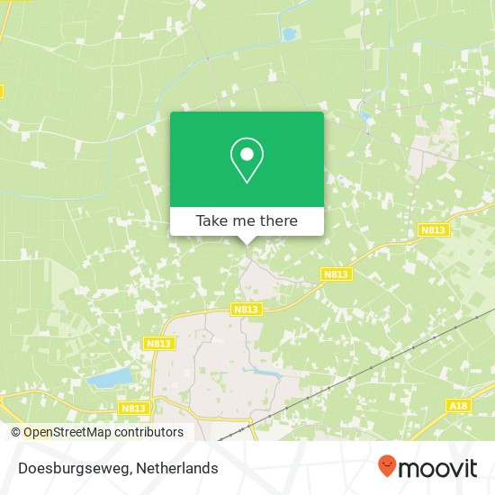 Doesburgseweg kaart