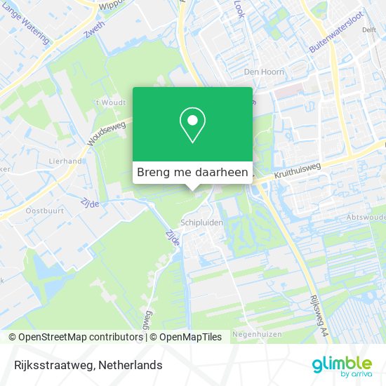 Rijksstraatweg kaart