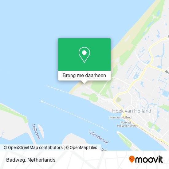 Badweg kaart