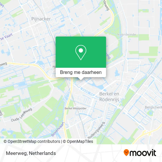 Meerweg kaart