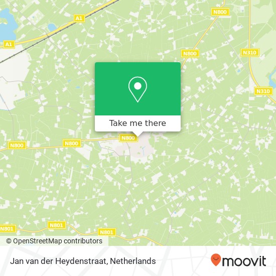 Jan van der Heydenstraat kaart