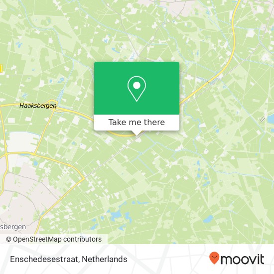 Enschedesestraat kaart