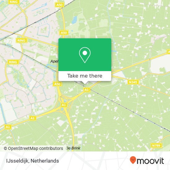 IJsseldijk kaart
