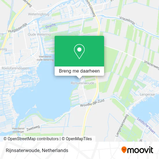 Rijnsaterwoude kaart