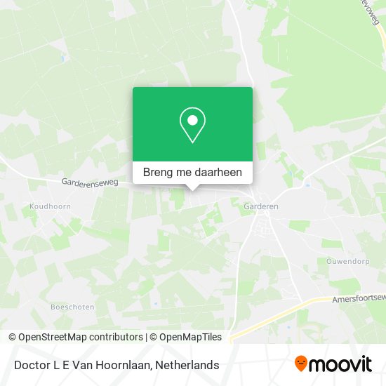 Doctor L E Van Hoornlaan kaart