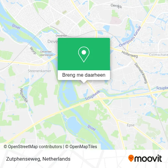 Zutphenseweg kaart