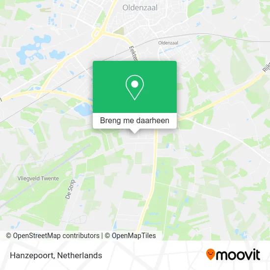 Hanzepoort kaart