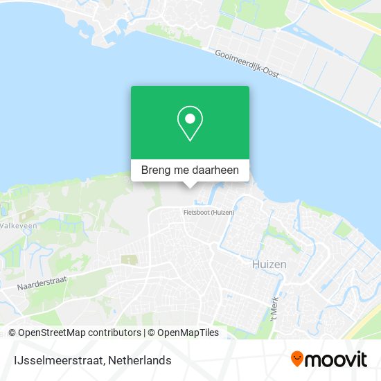 IJsselmeerstraat kaart