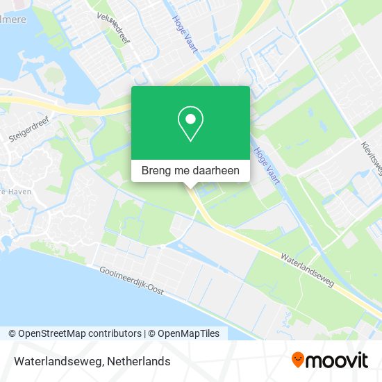 Waterlandseweg kaart