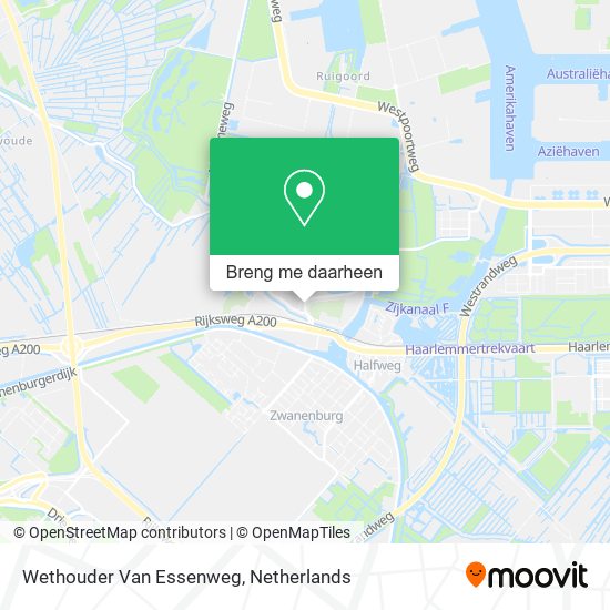 Wethouder Van Essenweg kaart