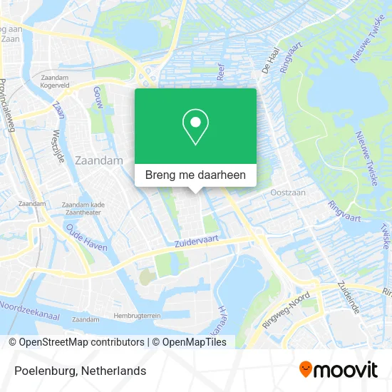 Poelenburg kaart
