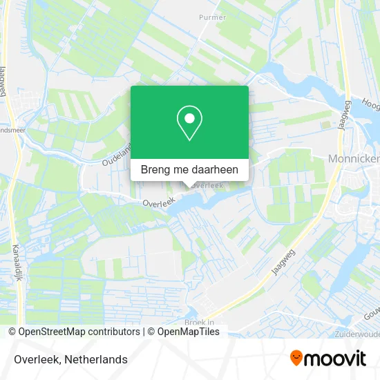 Overleek kaart