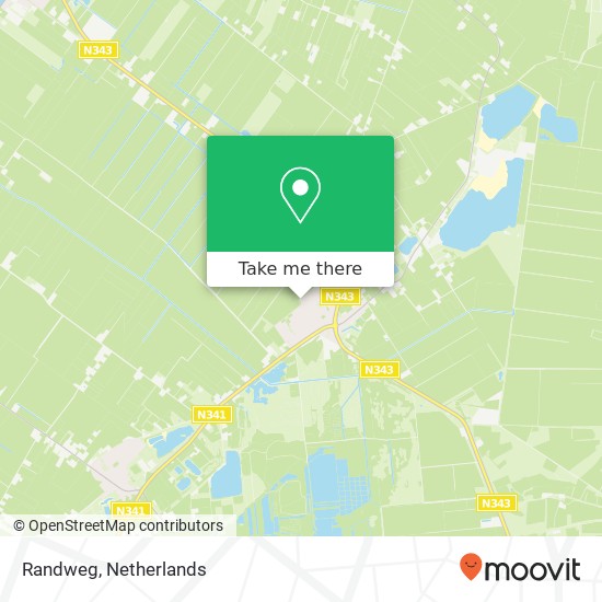 Randweg kaart