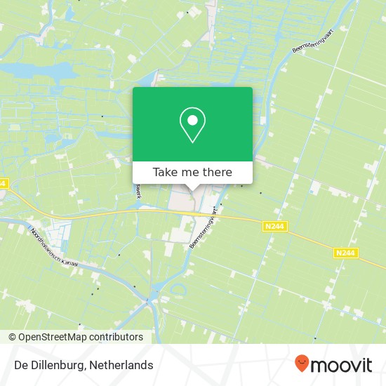 De Dillenburg kaart