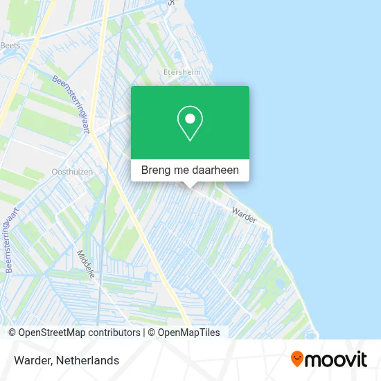 Warder kaart