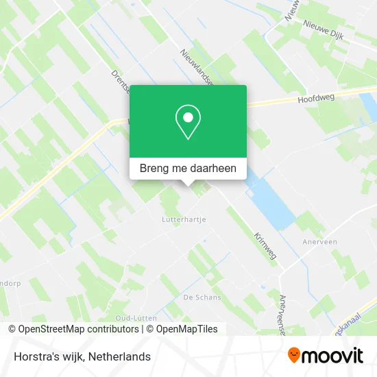 Horstra's wijk kaart