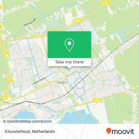 Kloosterhout kaart