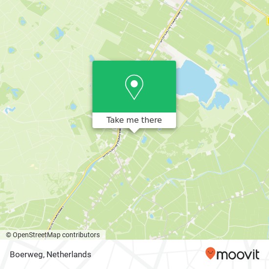 Boerweg kaart
