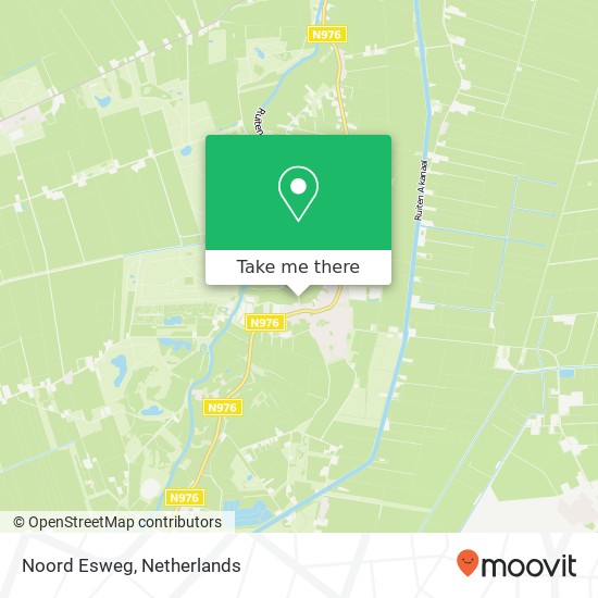 Noord Esweg kaart