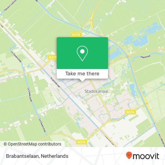 Brabantselaan kaart