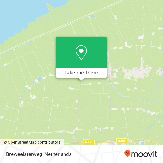 Breweelsterweg kaart