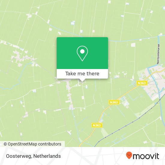 Oosterweg kaart