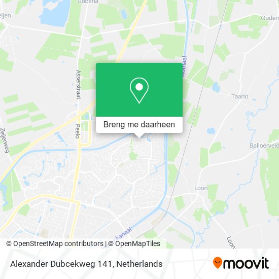 Alexander Dubcekweg 141 kaart