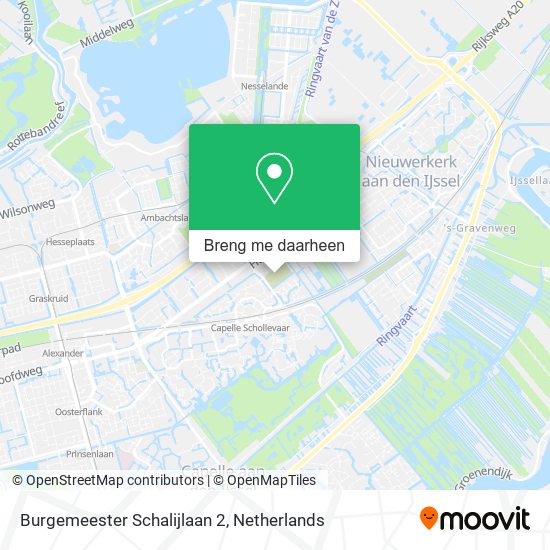 Burgemeester Schalijlaan 2 kaart