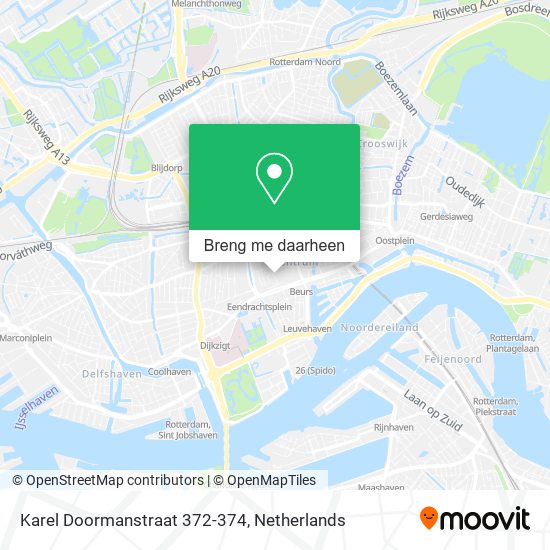 Karel Doormanstraat 372-374 kaart