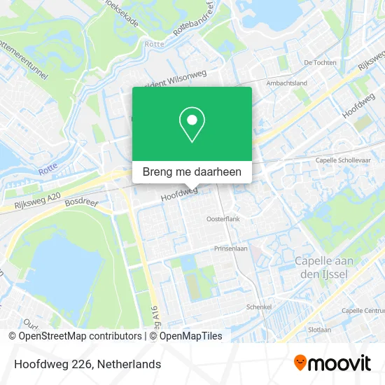 Hoofdweg 226 kaart