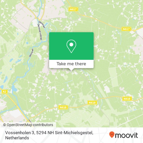 Vossenholen 3, 5294 NH Sint-Michielsgestel kaart