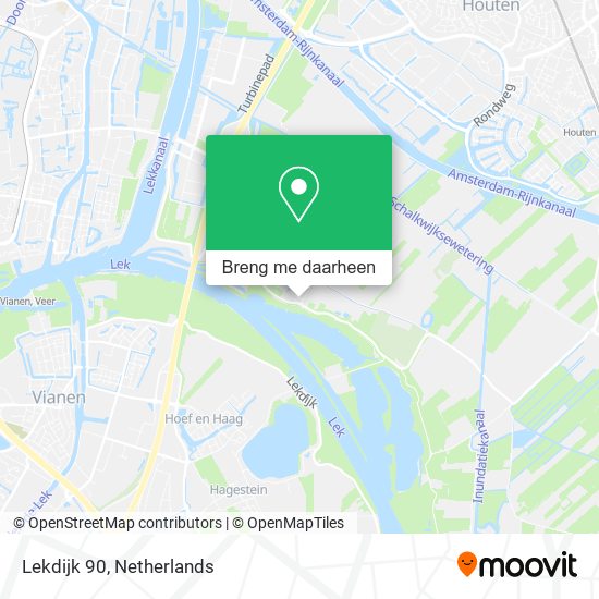 Lekdijk 90 kaart