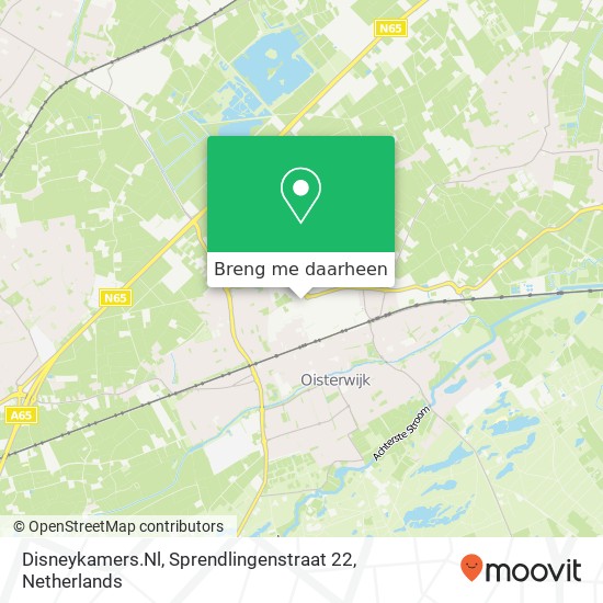 Disneykamers.Nl, Sprendlingenstraat 22 kaart