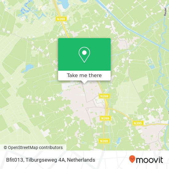 Bfit013, Tilburgseweg 4A kaart