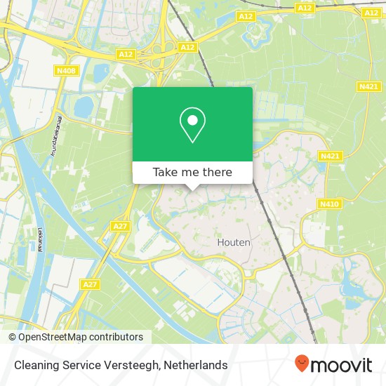 Cleaning Service Versteegh, Riddersborch 69 kaart