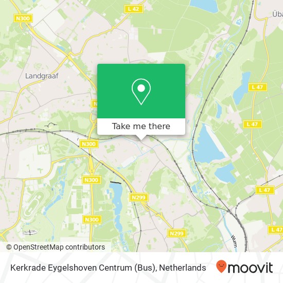 Kerkrade Eygelshoven Centrum (Bus) kaart