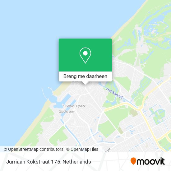 Jurriaan Kokstraat 175 kaart