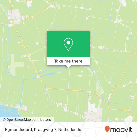 Egmondsoord, Kraagweg 7 kaart