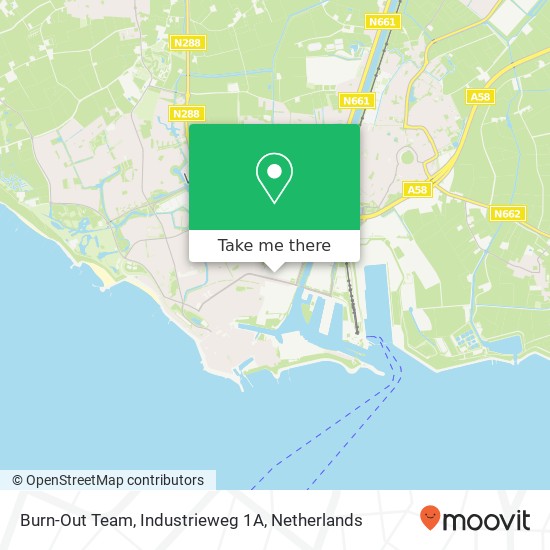Burn-Out Team, Industrieweg 1A kaart