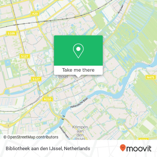 Bibliotheek aan den IJssel kaart