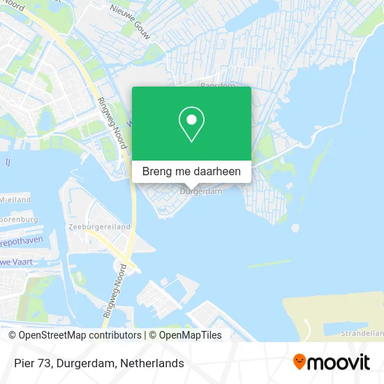 Pier 73, Durgerdam kaart