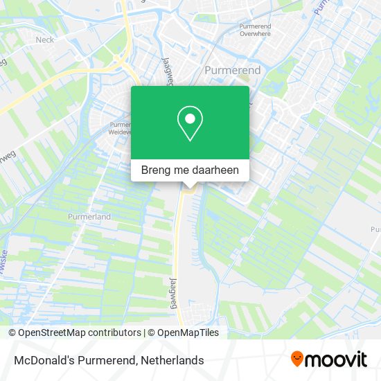 McDonald's Purmerend kaart