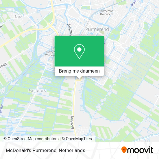 McDonald's Purmerend kaart