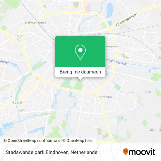Stadswandelpark Eindhoven kaart