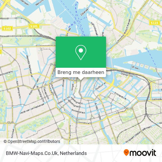 BMW-Navi-Maps.Co.Uk kaart
