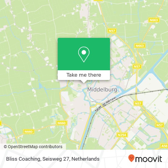 Bliss Coaching, Seisweg 27 kaart