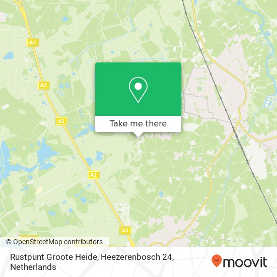 Rustpunt Groote Heide, Heezerenbosch 24 kaart