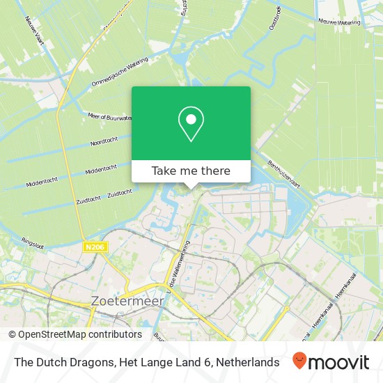The Dutch Dragons, Het Lange Land 6 kaart
